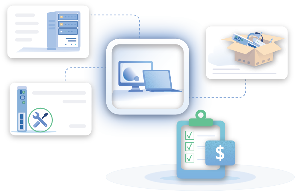 Hardware & Servers illustration